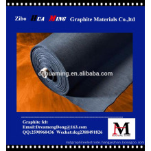 soft or hard Graphite felt as thermal insulation material